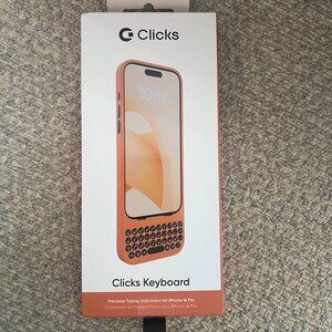 Clicks - Keyboard for Apple iPhone 16 Pro - Spice (Orange)